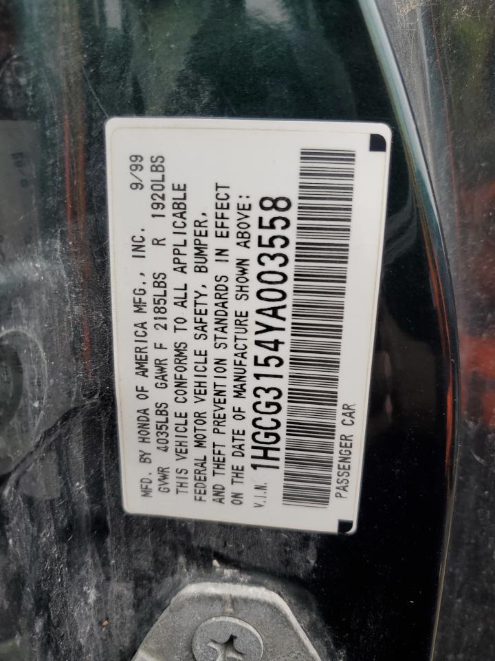 2000 HONDA ACCORD