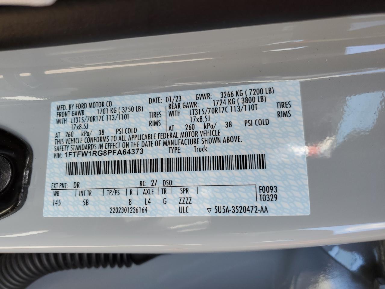 2023 FORD F-150