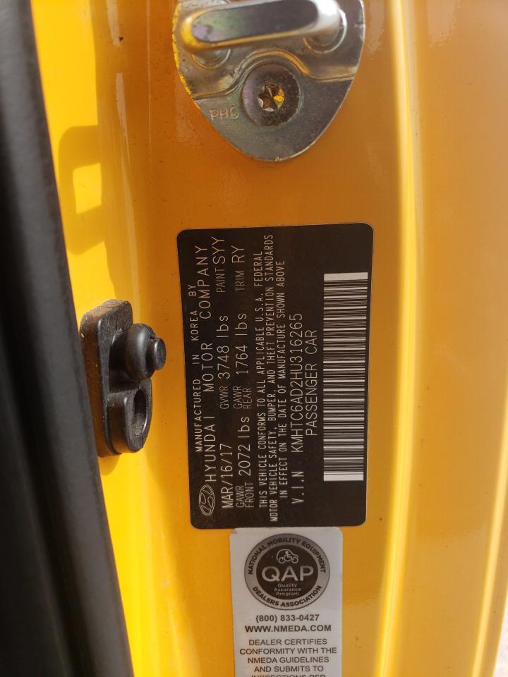 2017 HYUNDAI VELOSTER