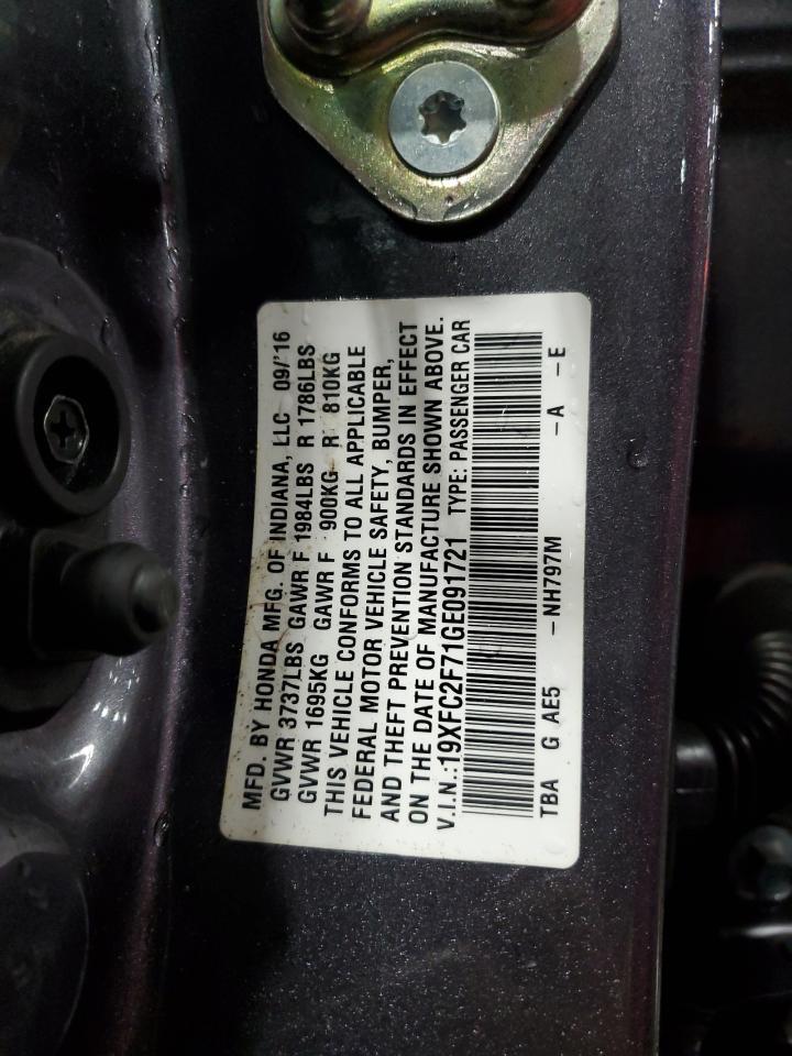 2016 HONDA CIVIC