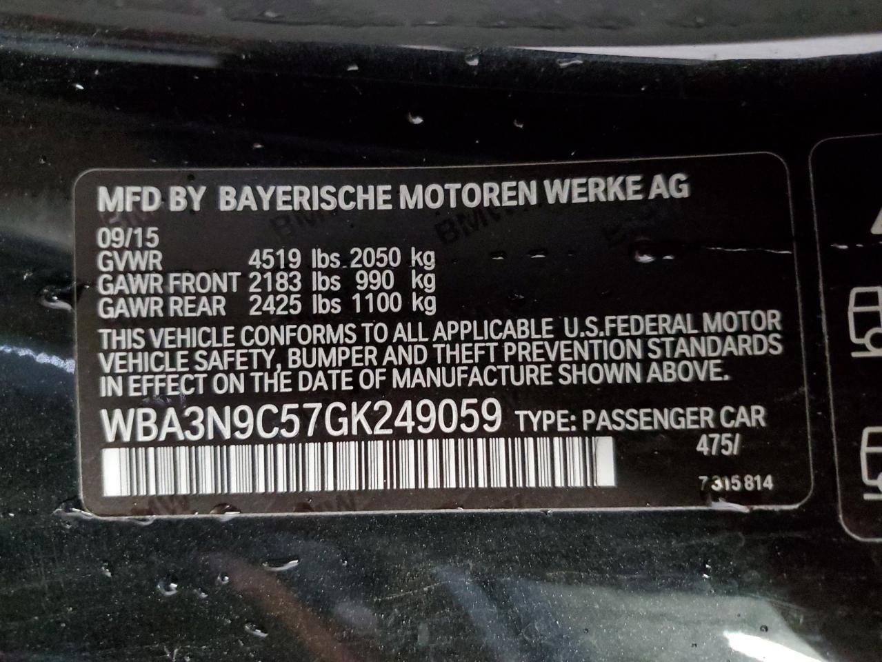 2016 BMW 4 Series