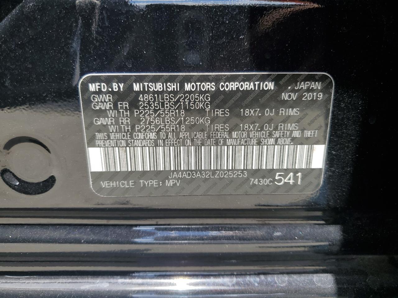 2020 MITSUBISHI outlander