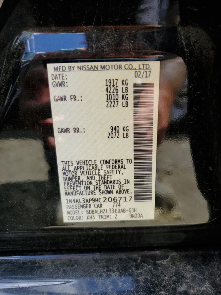 2017 NISSAN ALTIMA