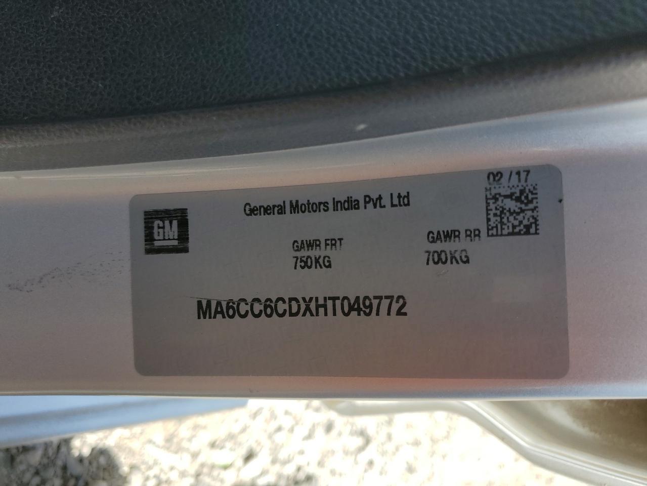 2017 CHEVROLET Spark