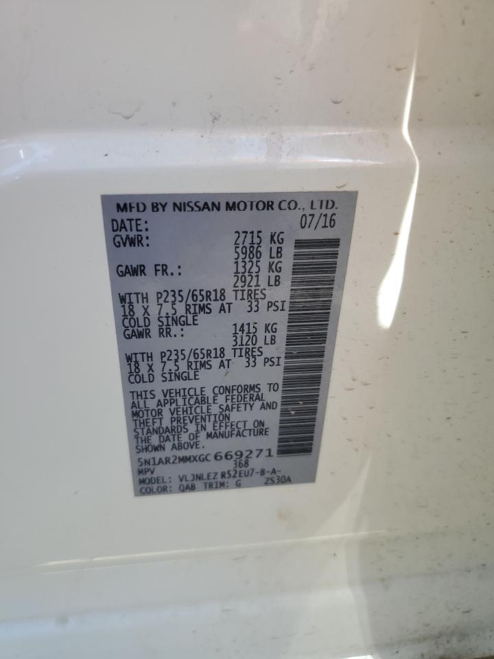 2016 NISSAN PATHFINDER