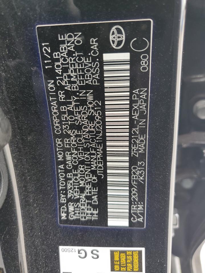 2022 TOYOTA COROLLA