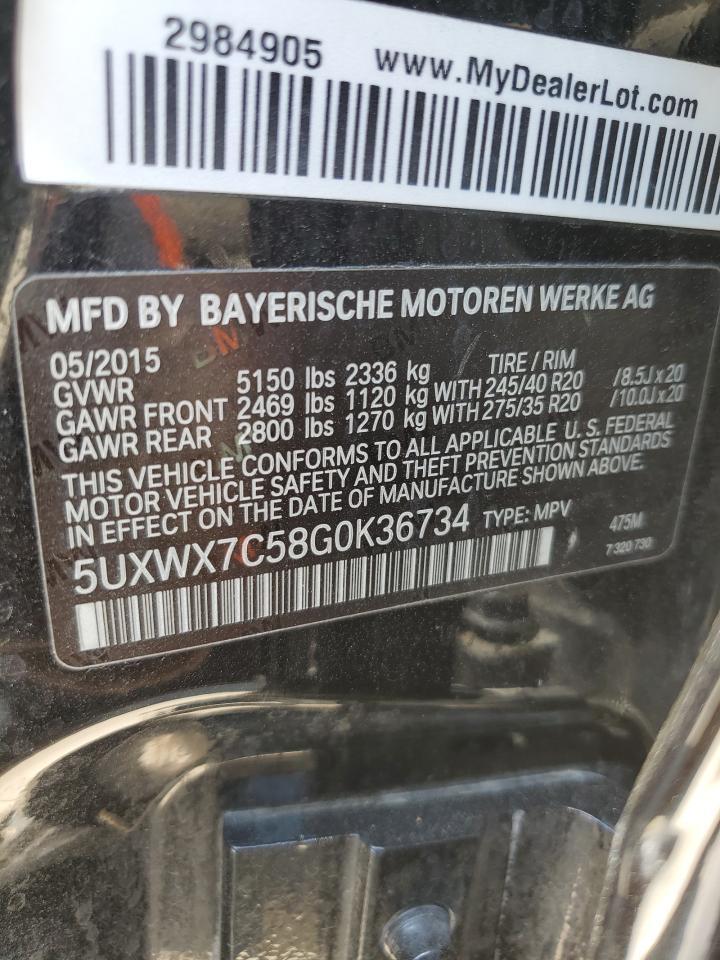 2016 BMW X3