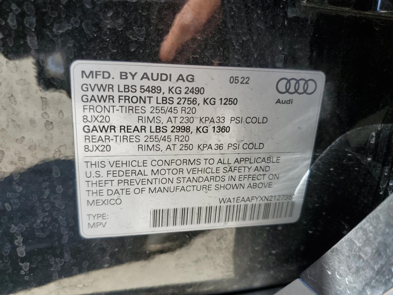 2022 AUDI Q5