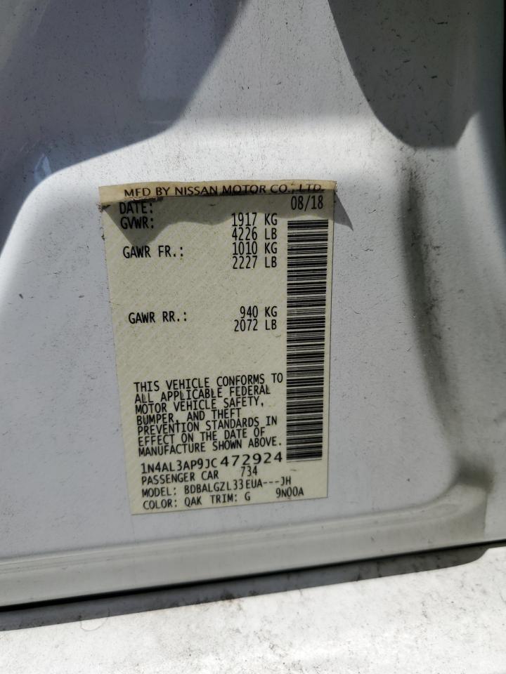 2018 NISSAN ALTIMA