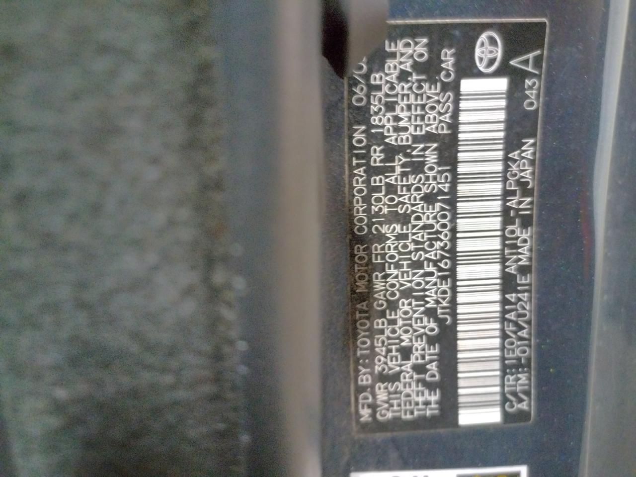 2006 TOYOTA SCION