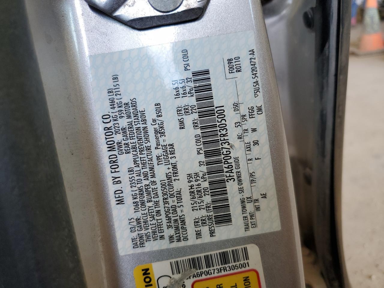 2015 FORD FUSION