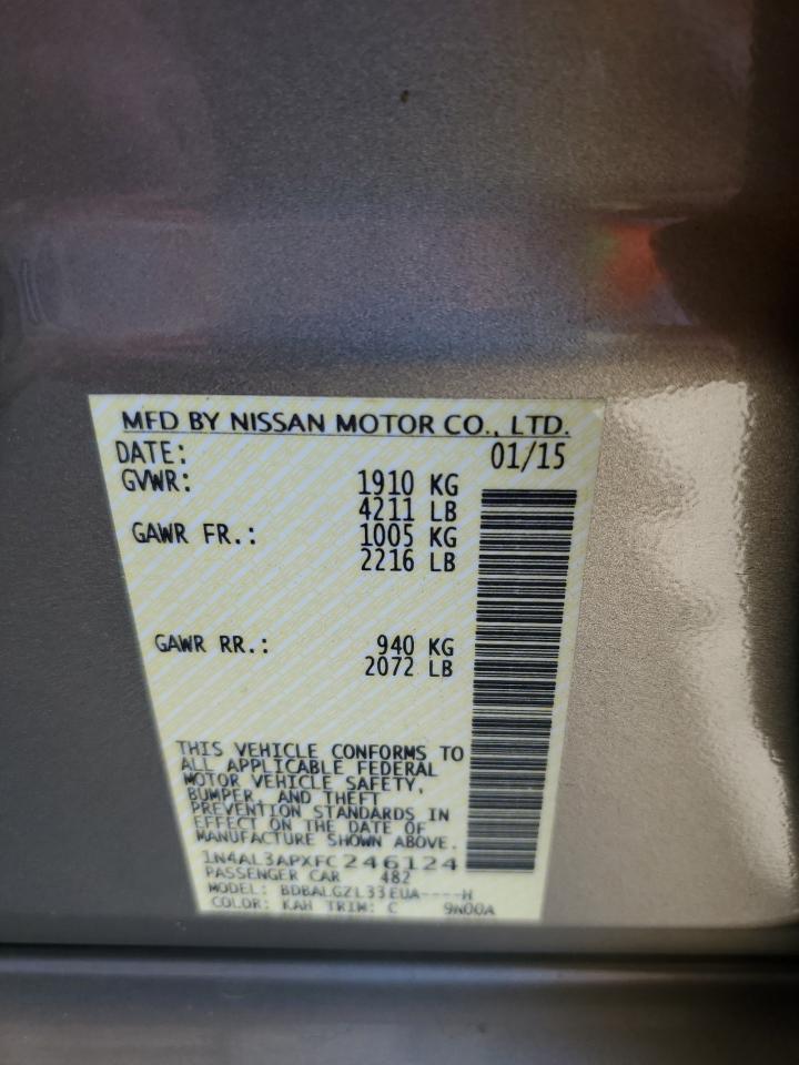 2015 NISSAN ALTIMA