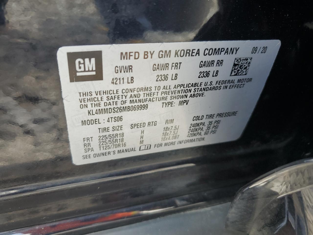 2021 BUICK ENCORE