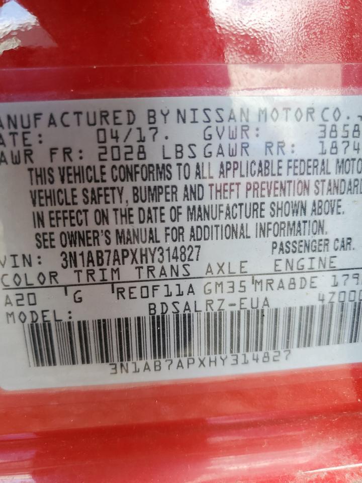 2017 NISSAN SENTRA