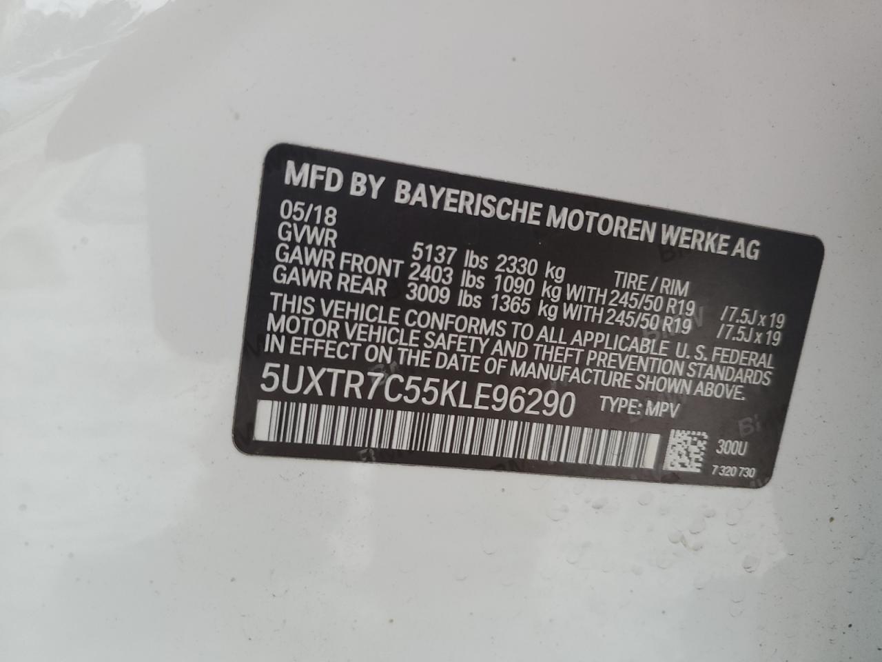 2019 BMW X3
