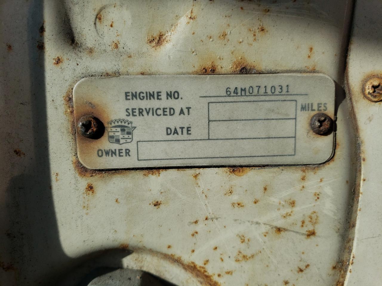 1964 CADILLAC Deville