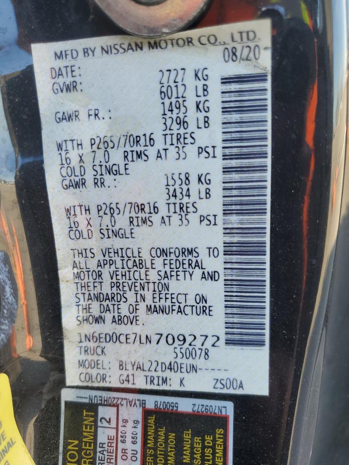 2020 NISSAN Frontier