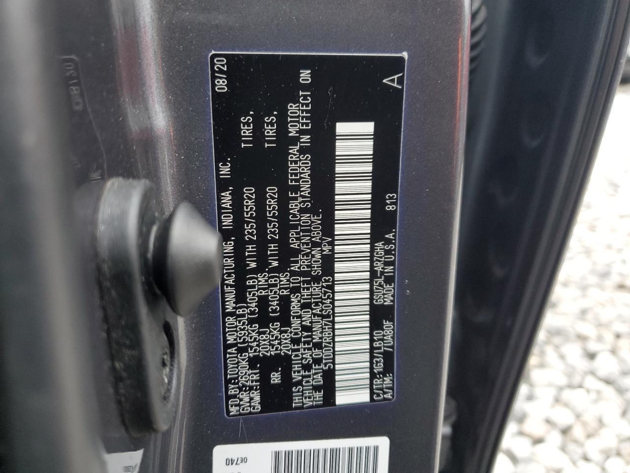 2020 TOYOTA HIGHLANDER