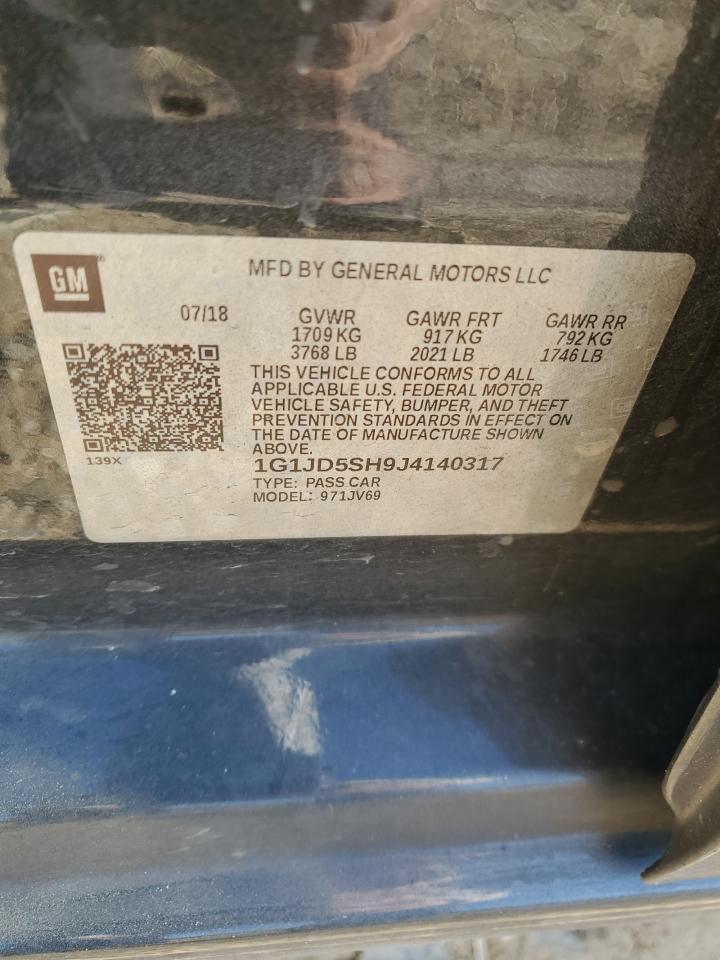 2018 CHEVROLET SONIC