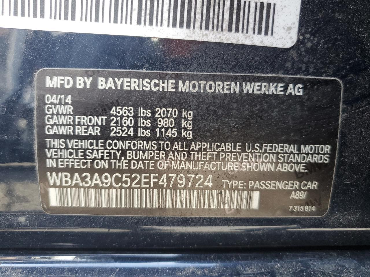2014 BMW 3 SERIES