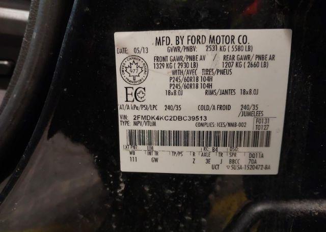 2013 FORD EDGE LIMITED