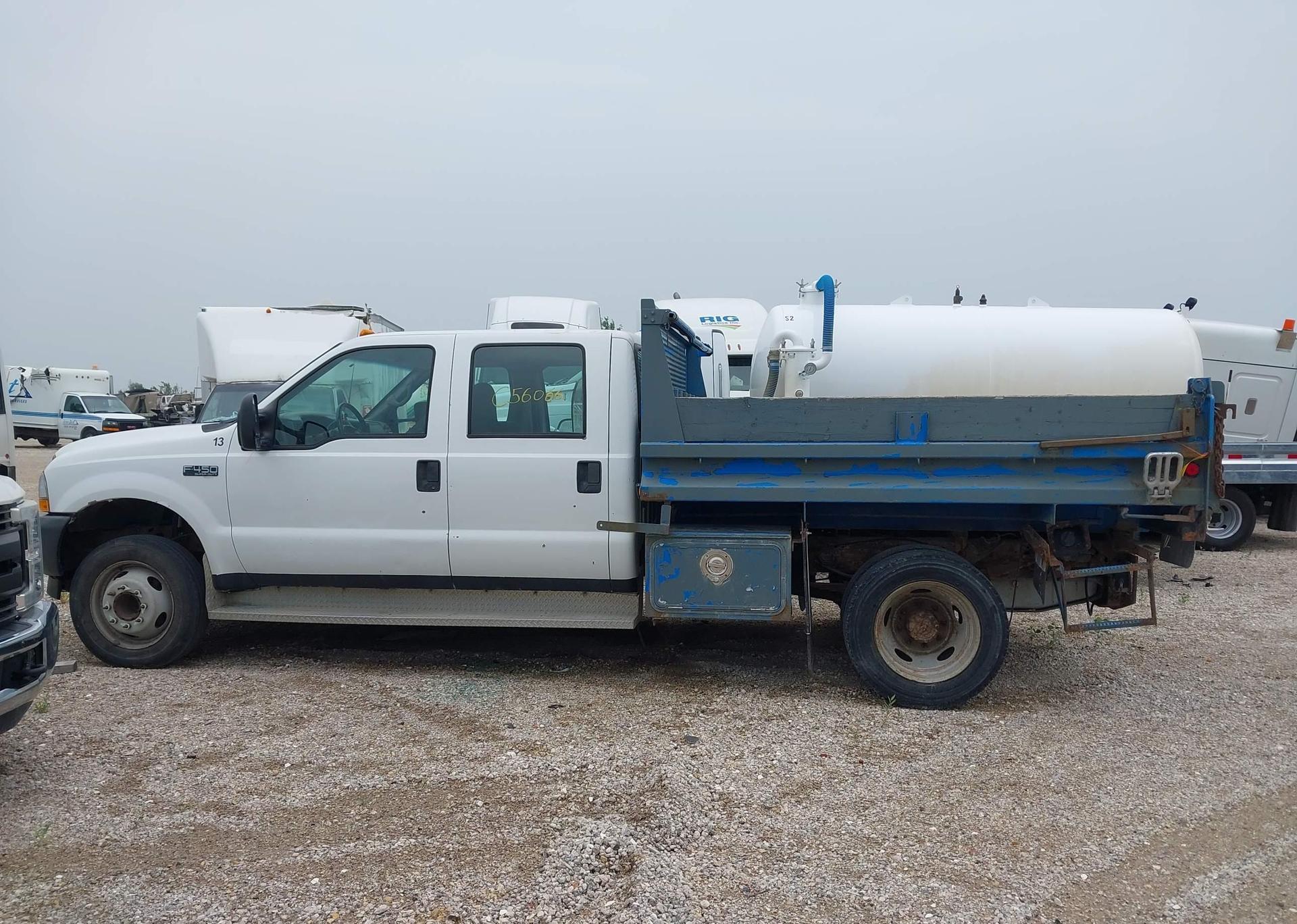 2002 FORD F450 SD XL CREW CAB