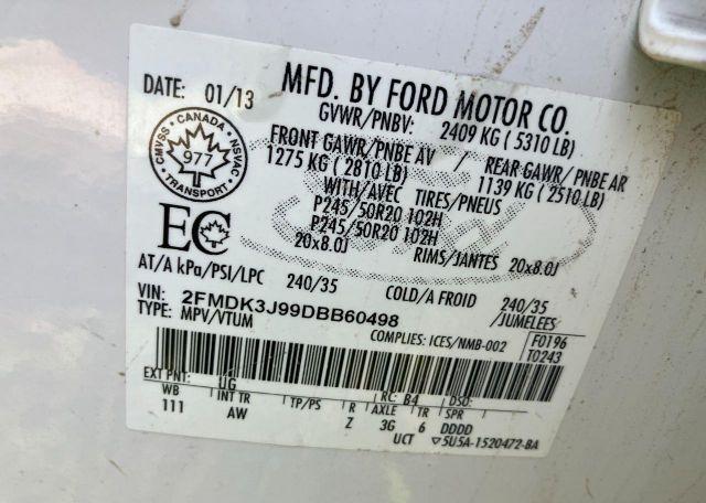 2013 FORD EDGE SEL ECOBOOST
