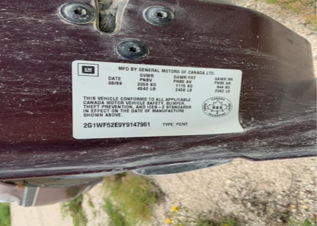 2000 CHEVROLET IMPALA