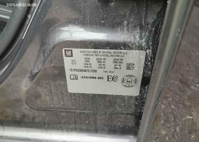 2011 CHEVROLET CRUZE LS