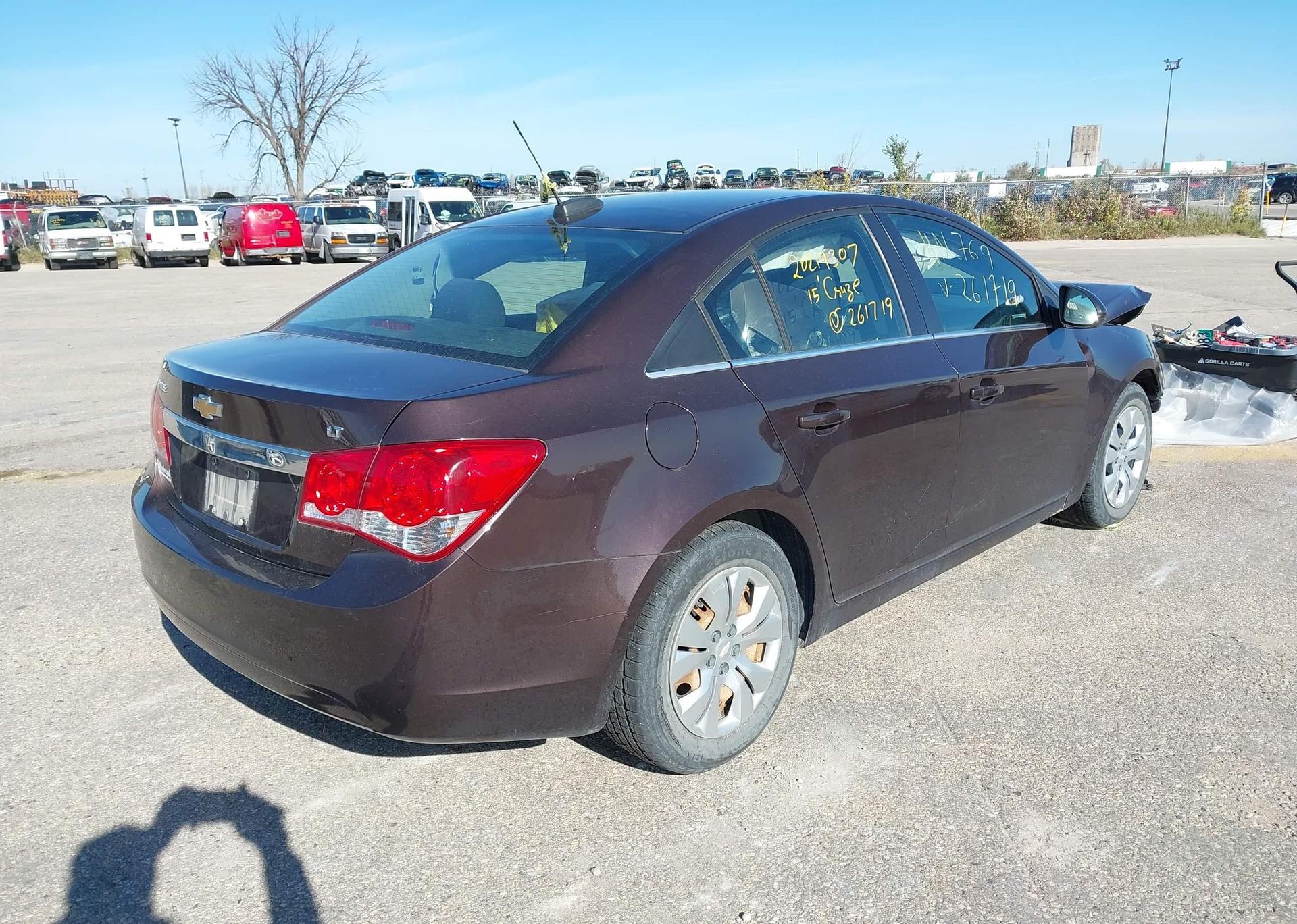 2015 CHEVROLET CRUZE LT TURBO
