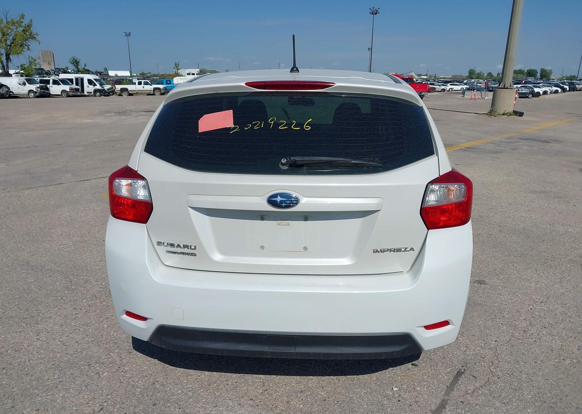 2012 SUBARU impreza 2.0I