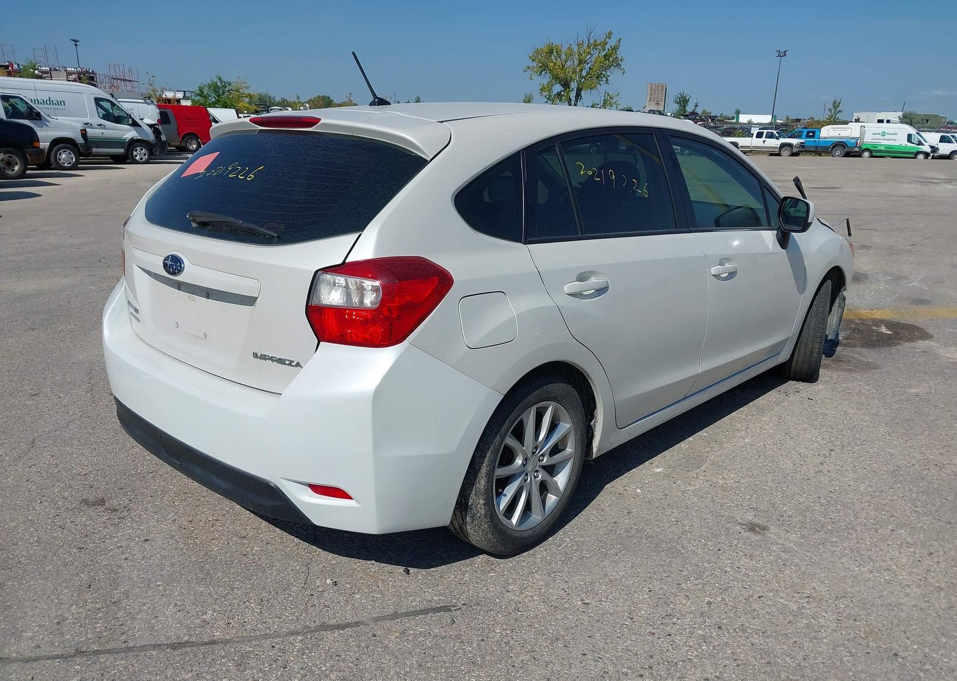 2012 SUBARU impreza 2.0I