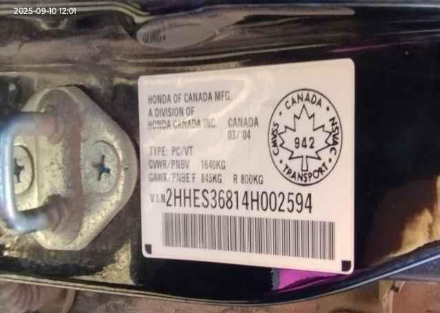 2004 ACURA 1.7 EL PREMIUM