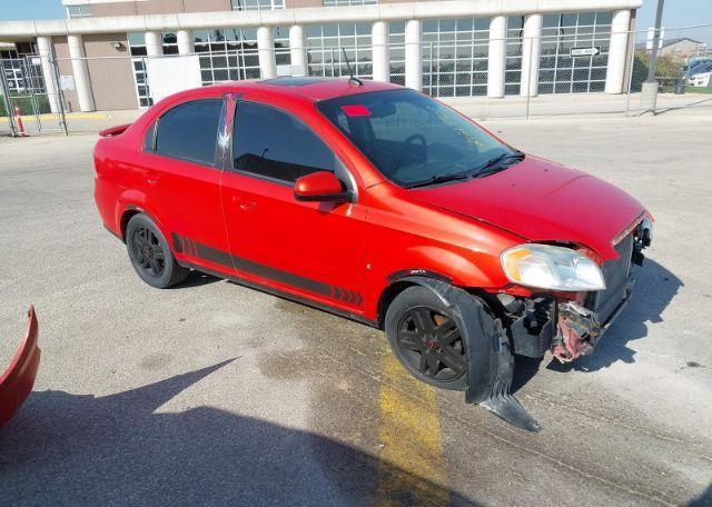 2009 CHEVROLET AVEO LT
