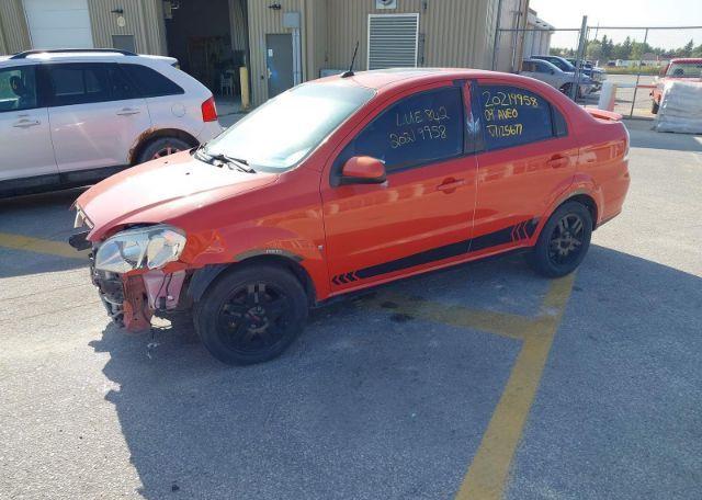 2009 CHEVROLET AVEO LT