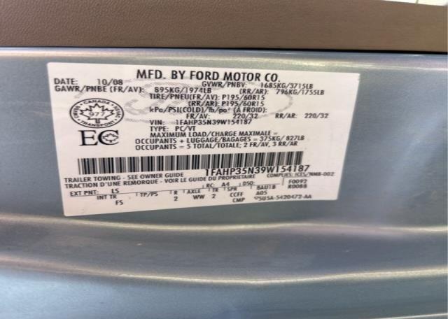 2009 FORD FOCUS SE
