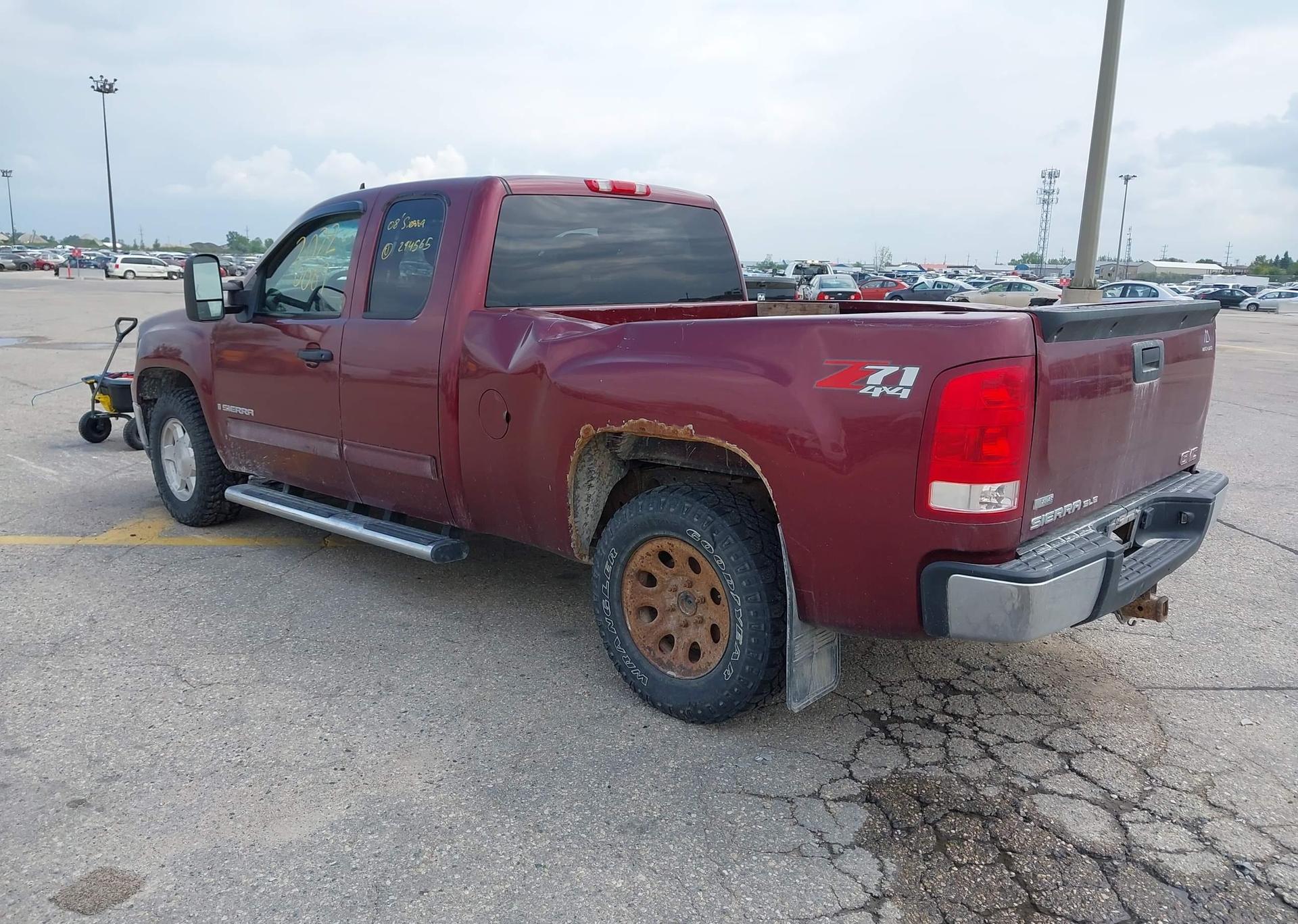 2008 GMC SIERRA 1500 SL EXT CAB