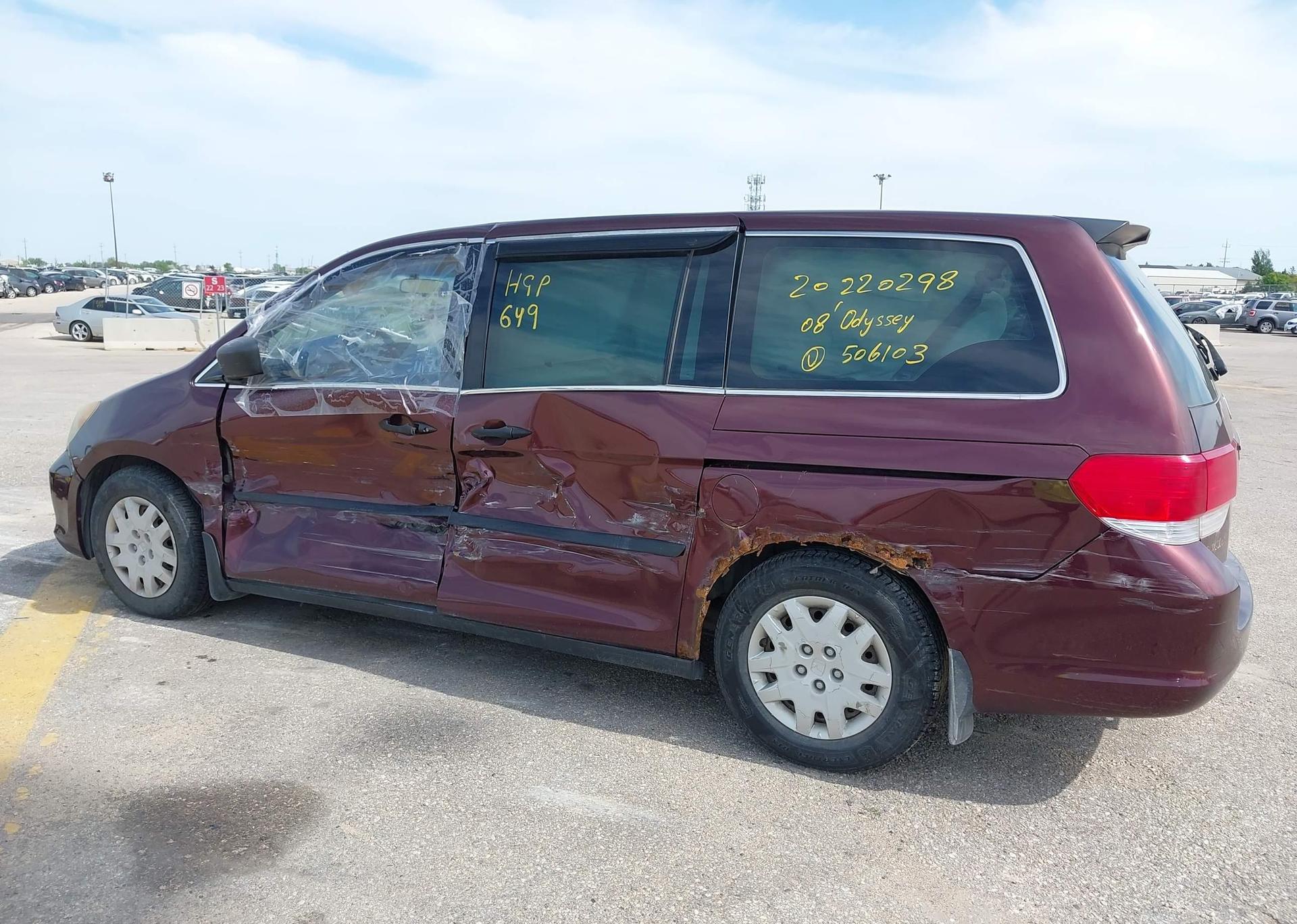 2008 HONDA ODYSSEY DX