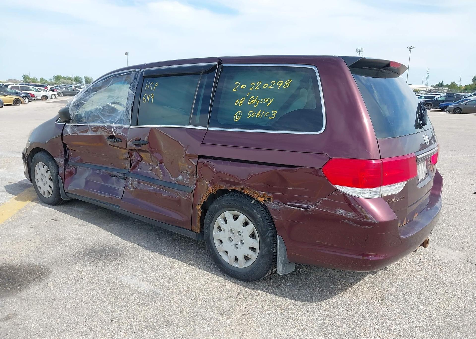 2008 HONDA ODYSSEY DX