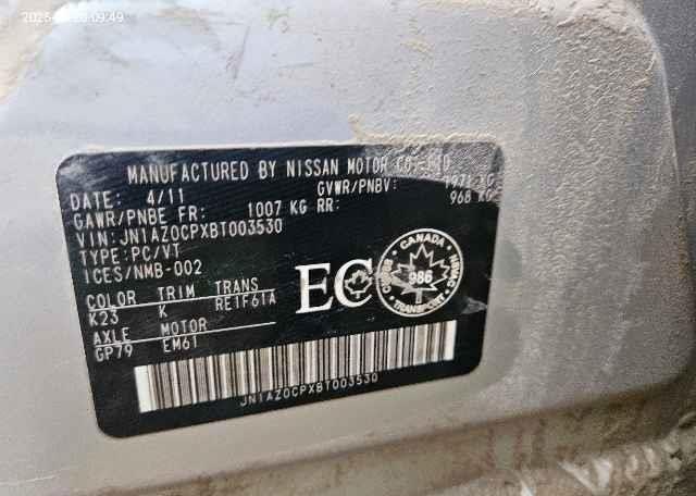 2011 NISSAN LEAF SL