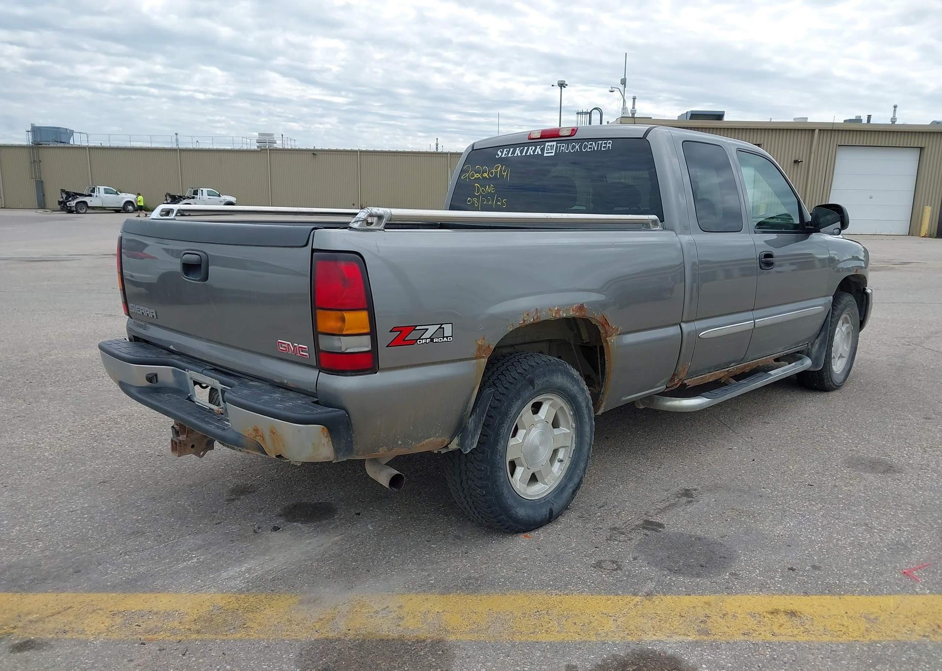 2006 GMC SIERRA 1500 SLE EXT CAB