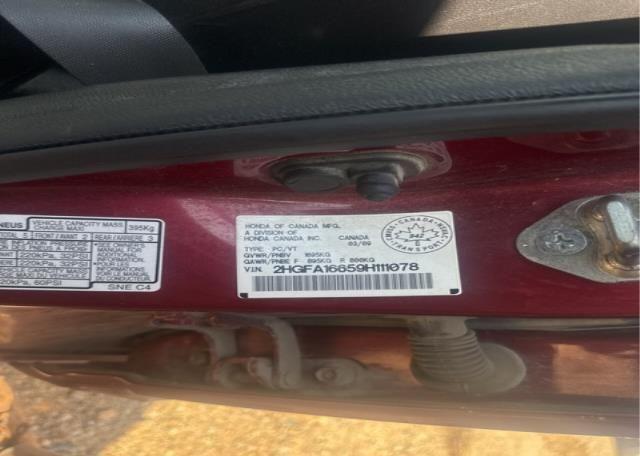 2009 HONDA CIVIC SPORT