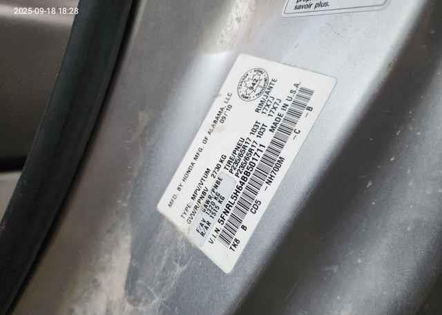 2011 HONDA ODYSSEY EX-L