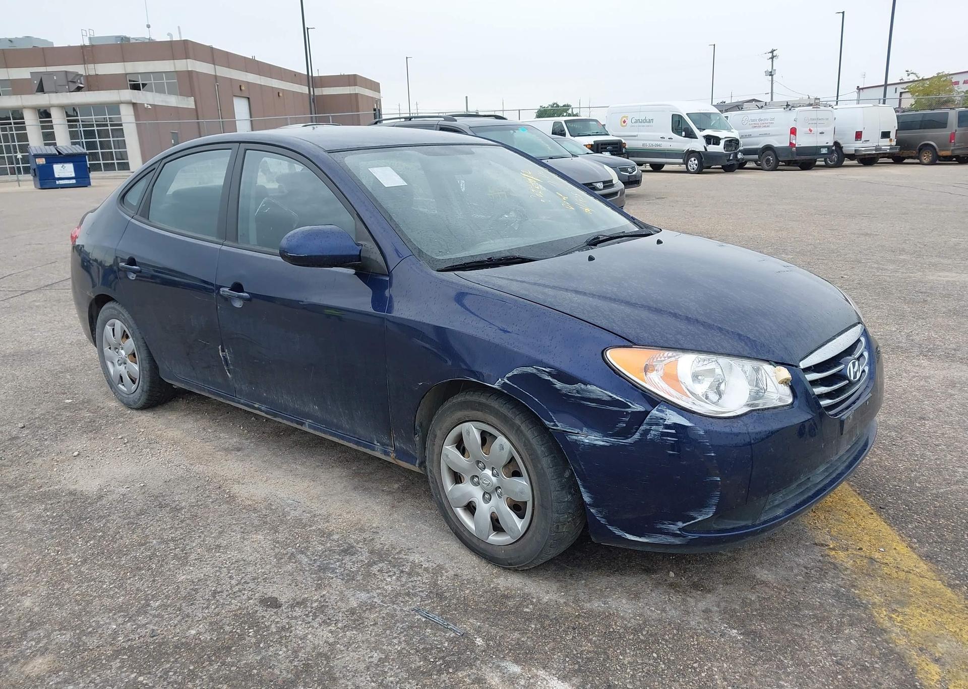 2010 HYUNDAI ELANTRA BLUE