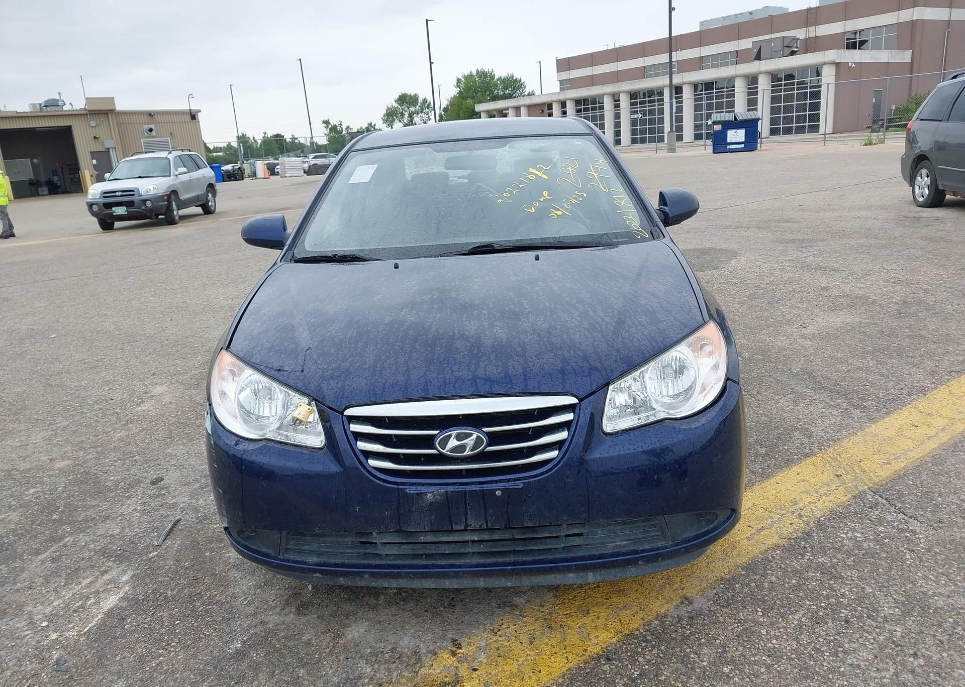 2010 HYUNDAI ELANTRA BLUE