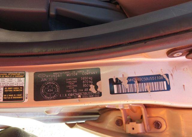 2011 HYUNDAI ACCENT GLS