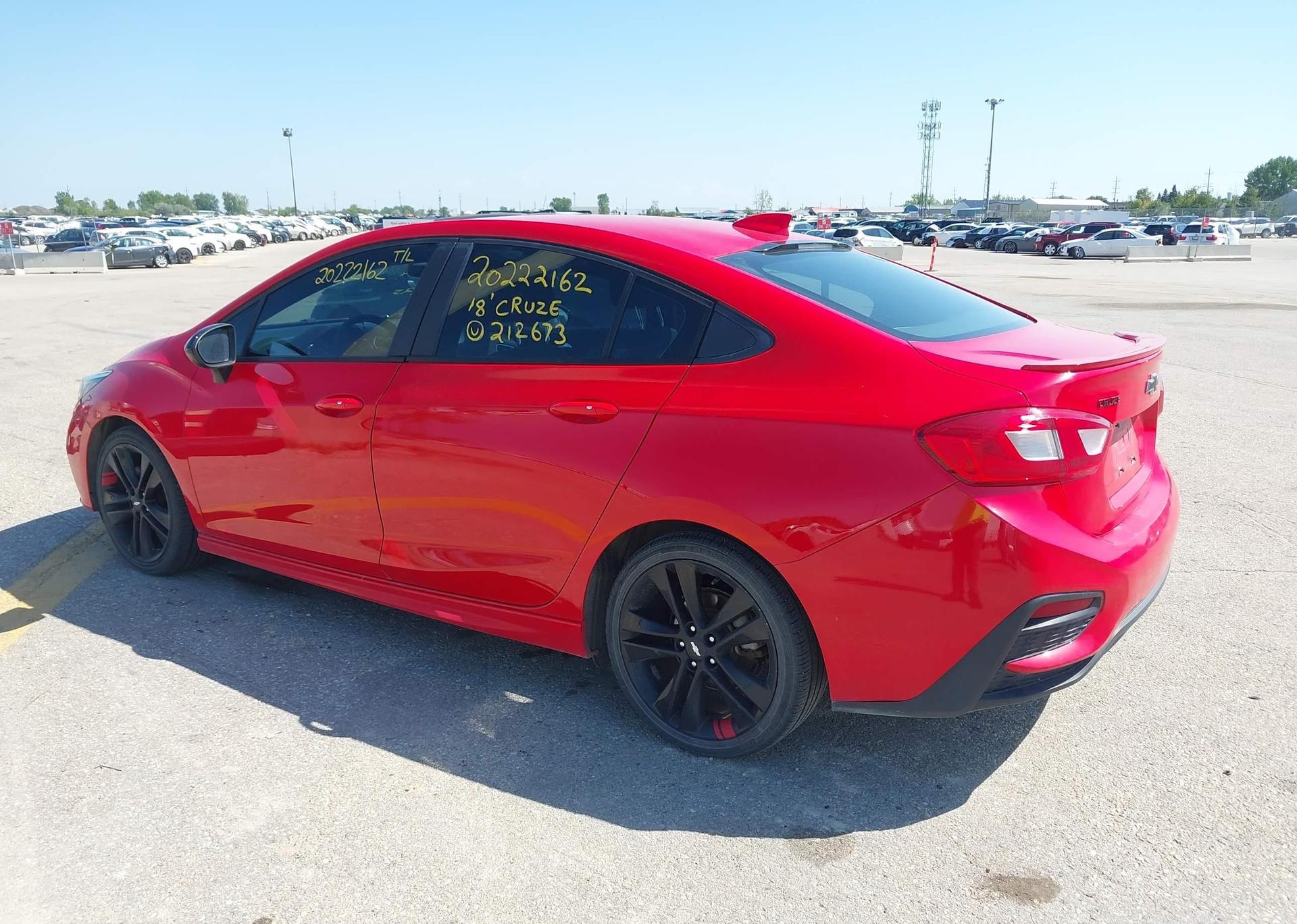 2018 CHEVROLET CRUZE LT TURBO