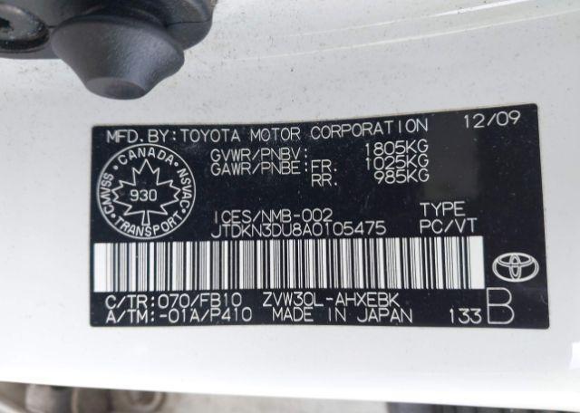 2010 TOYOTA PRIUS