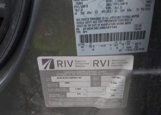 2008 FORD EDGE SE