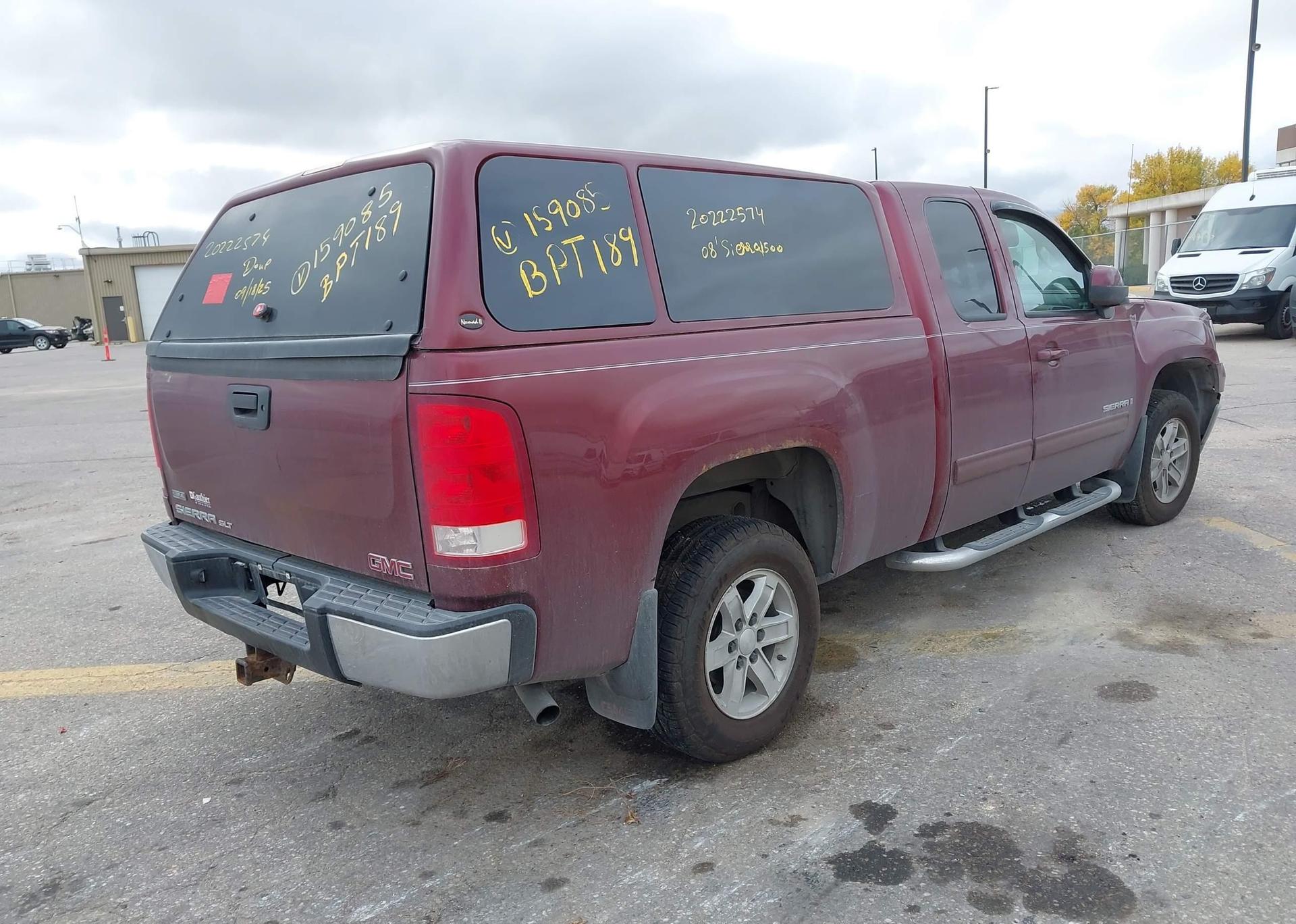 2008 GMC SIERRA 1500 SLT EXT CAB